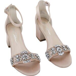 Betsey Johnson SB-Mel Heeled Sandal Champagne Women's US 5.5